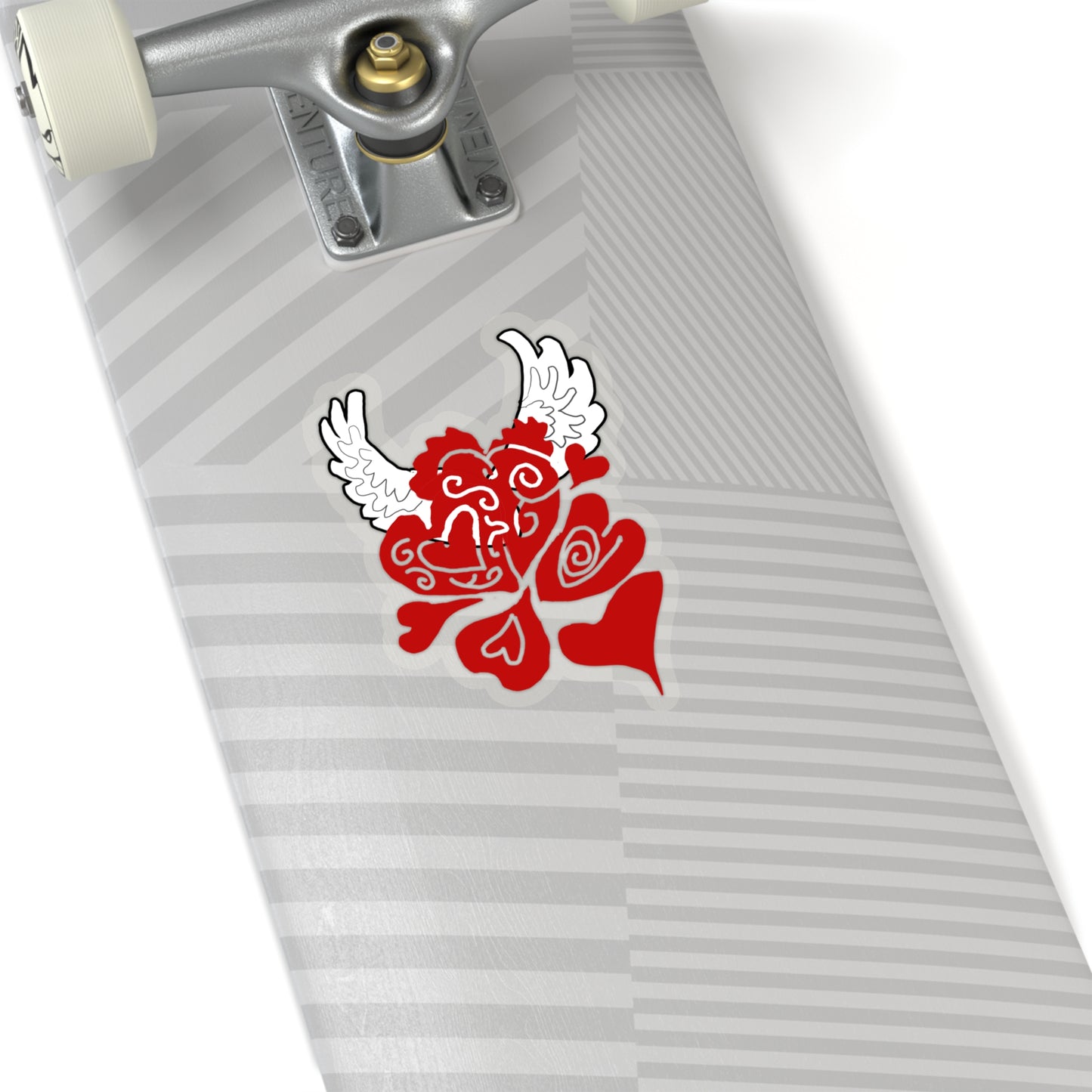 Hearts and Wings Kiss-Cut Stickers
