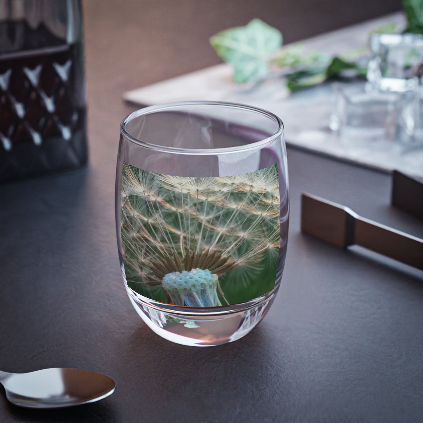 Dandelion Wish Whiskey Glass