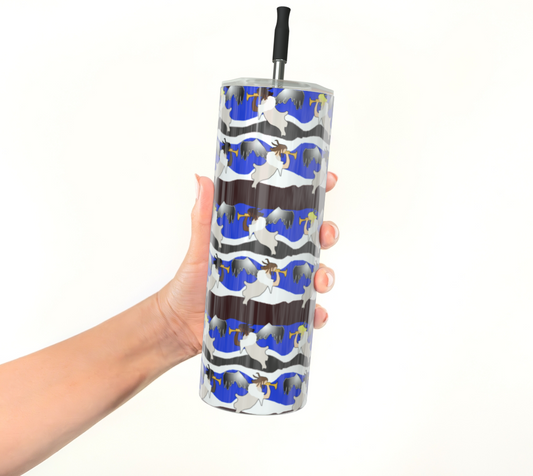 Angels Pattern Stainless Steel Tumbler