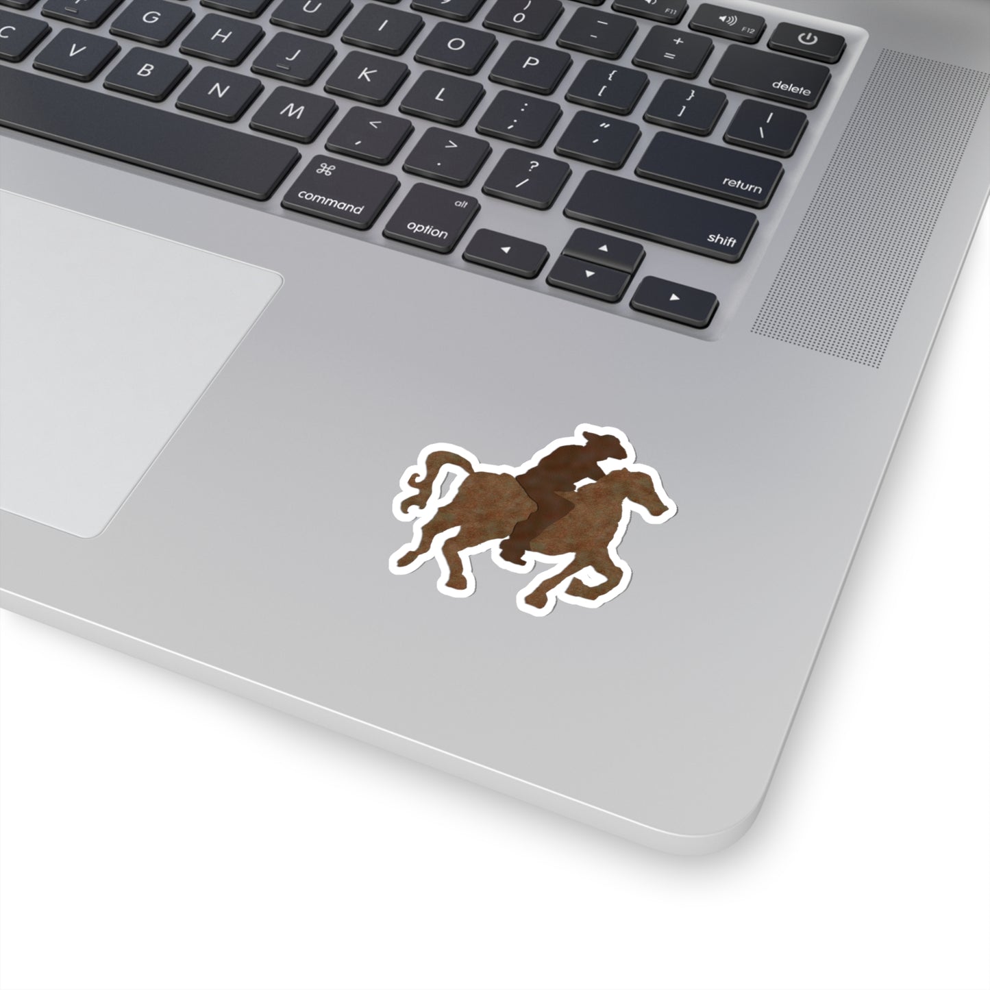 Cowboy on a Horse Kiss-Cut Stickers