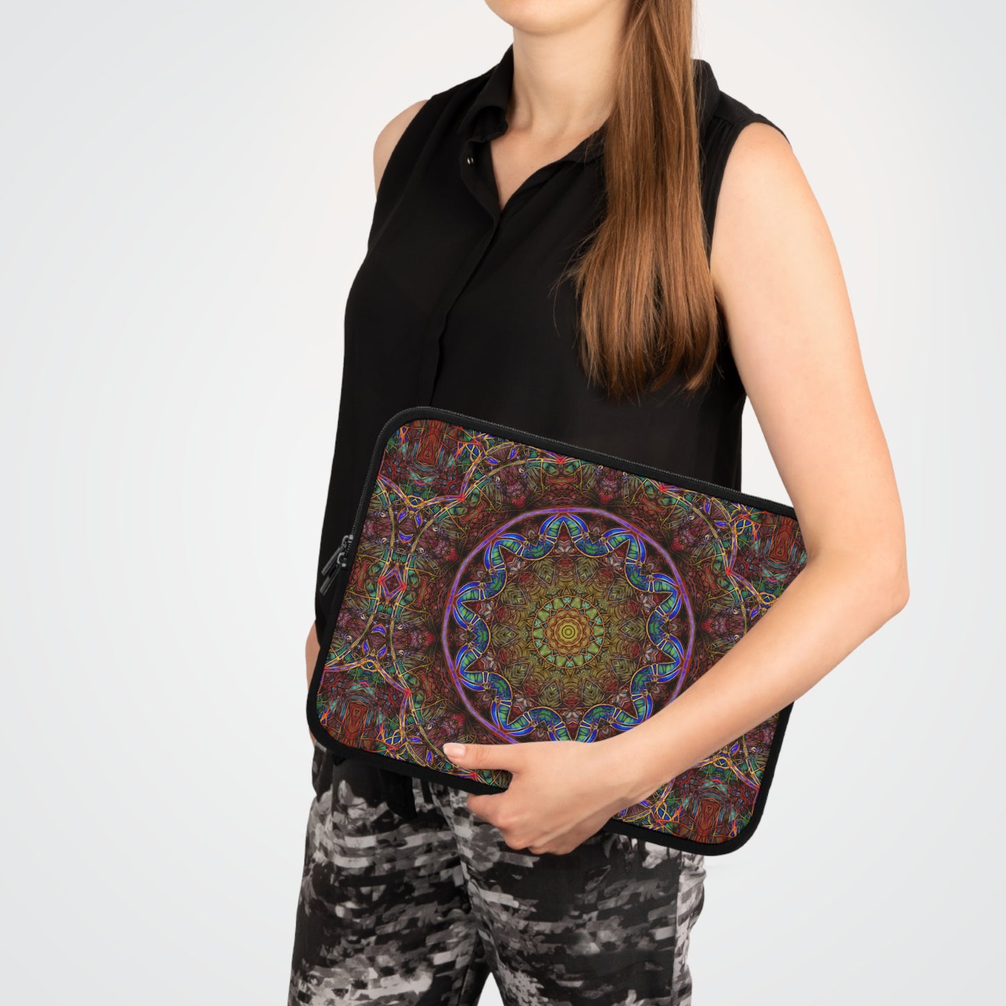Blue Pink Windy Abstract Laptop Sleeve
