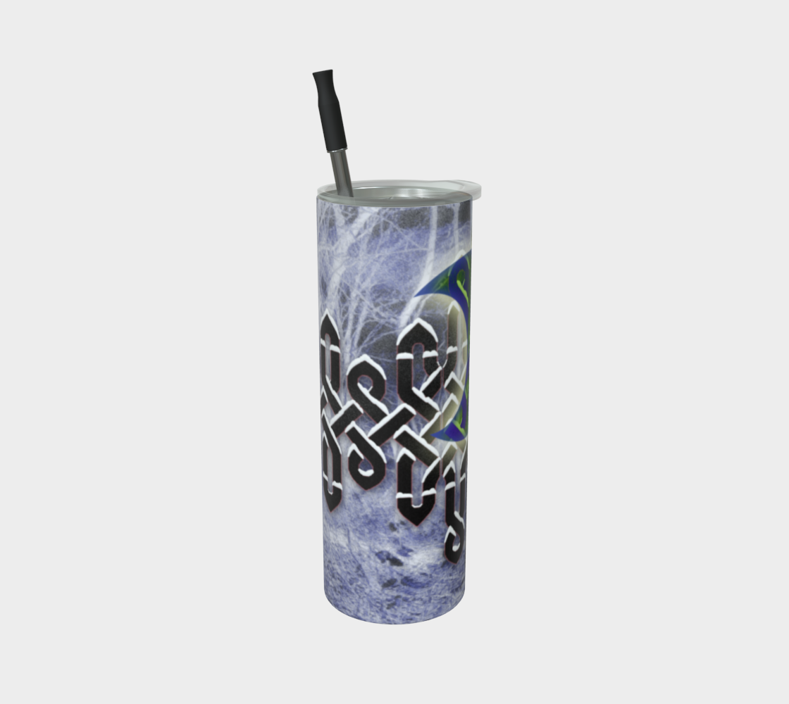 Celtic Midnight Blues Stainless Steel Tumbler