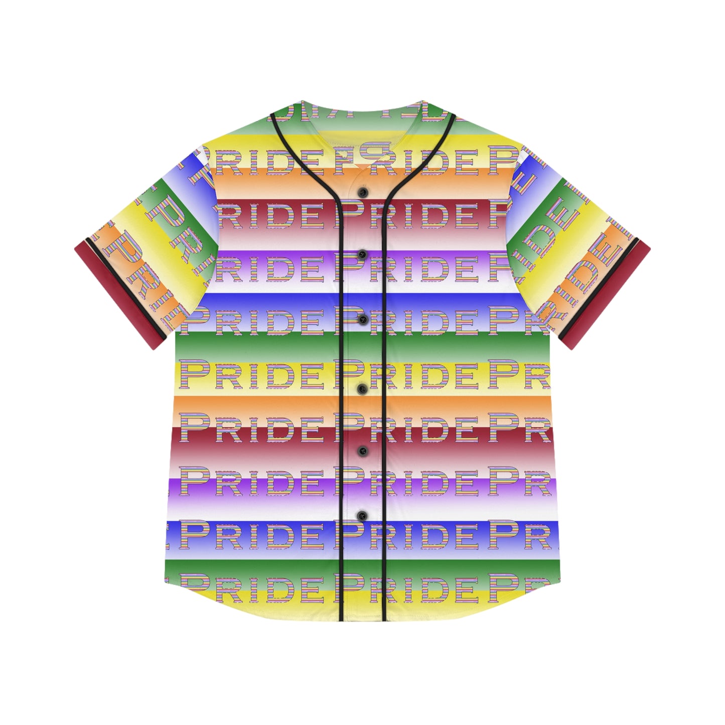 Pride LGBTQ Women's Baseball Jersey (AOP)