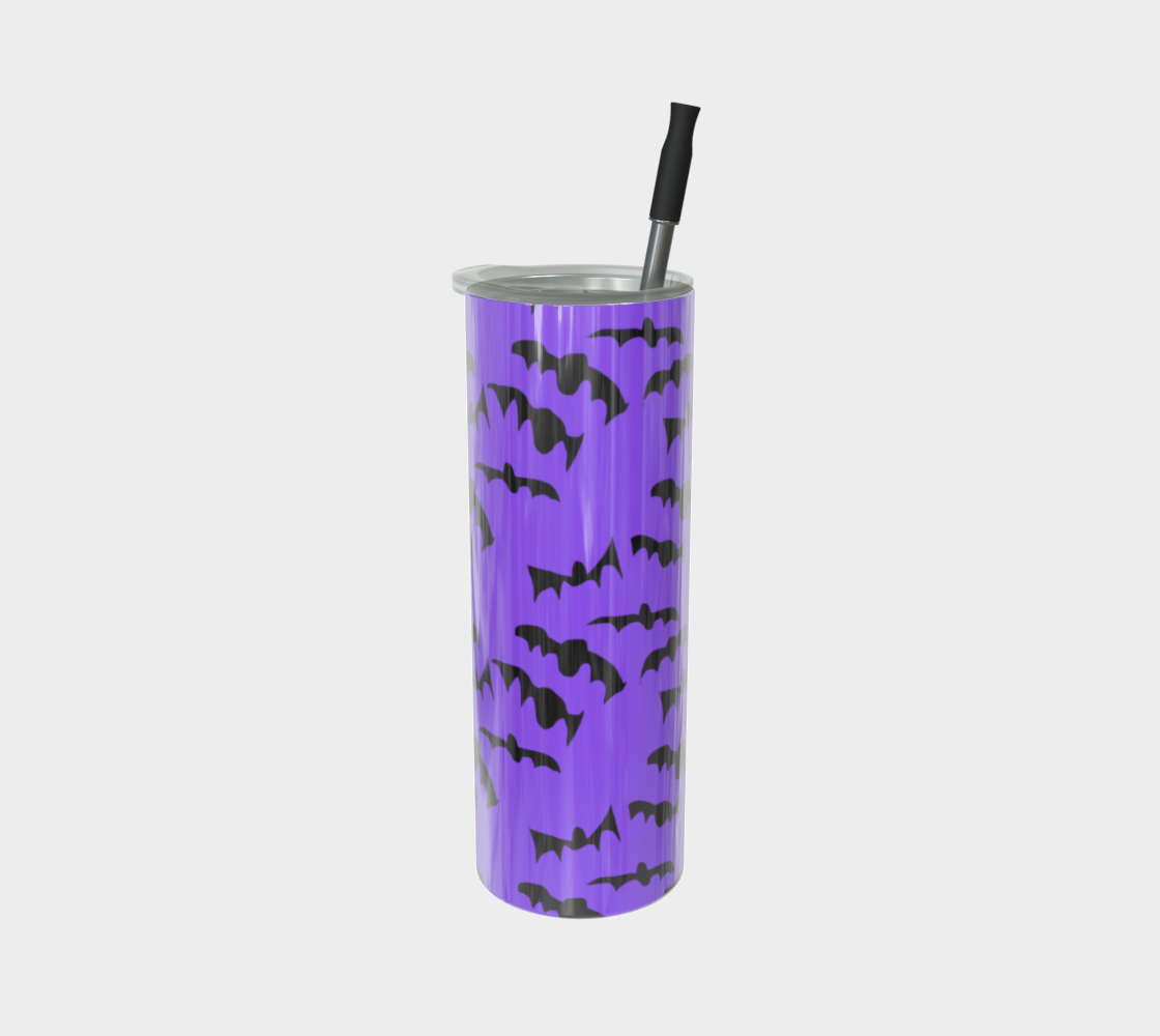 Bats Pattern Stainless Steel Tumbler