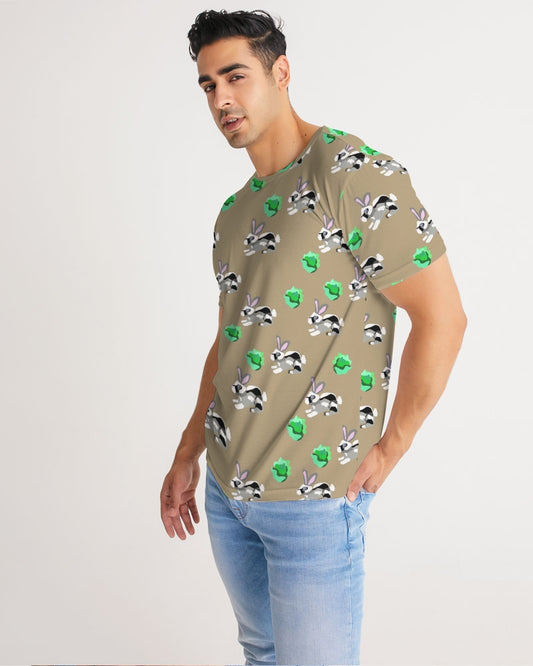 Bunnies Pattern Men's All-Over Print Tee