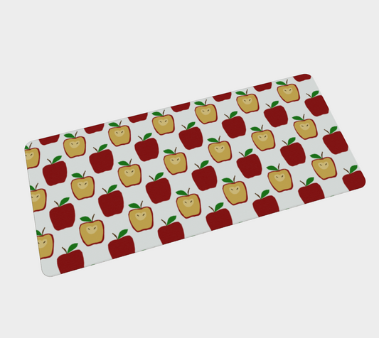 Apple Polkadots Desk Mat