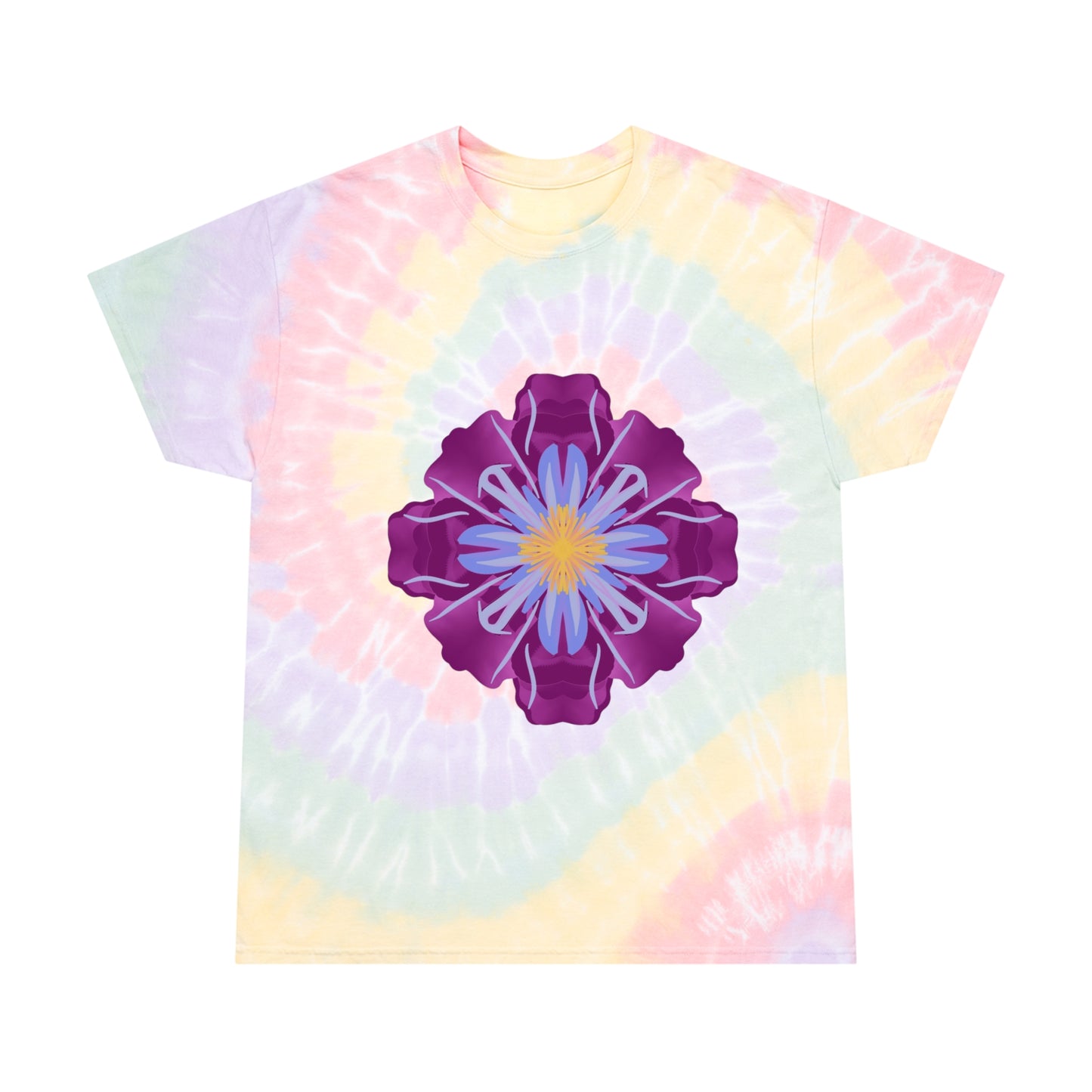 Fanciful Flowers 3 Tie-Dye Tee, Spiral