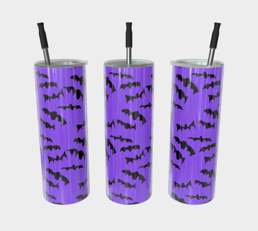 Bats Pattern Stainless Steel Tumbler
