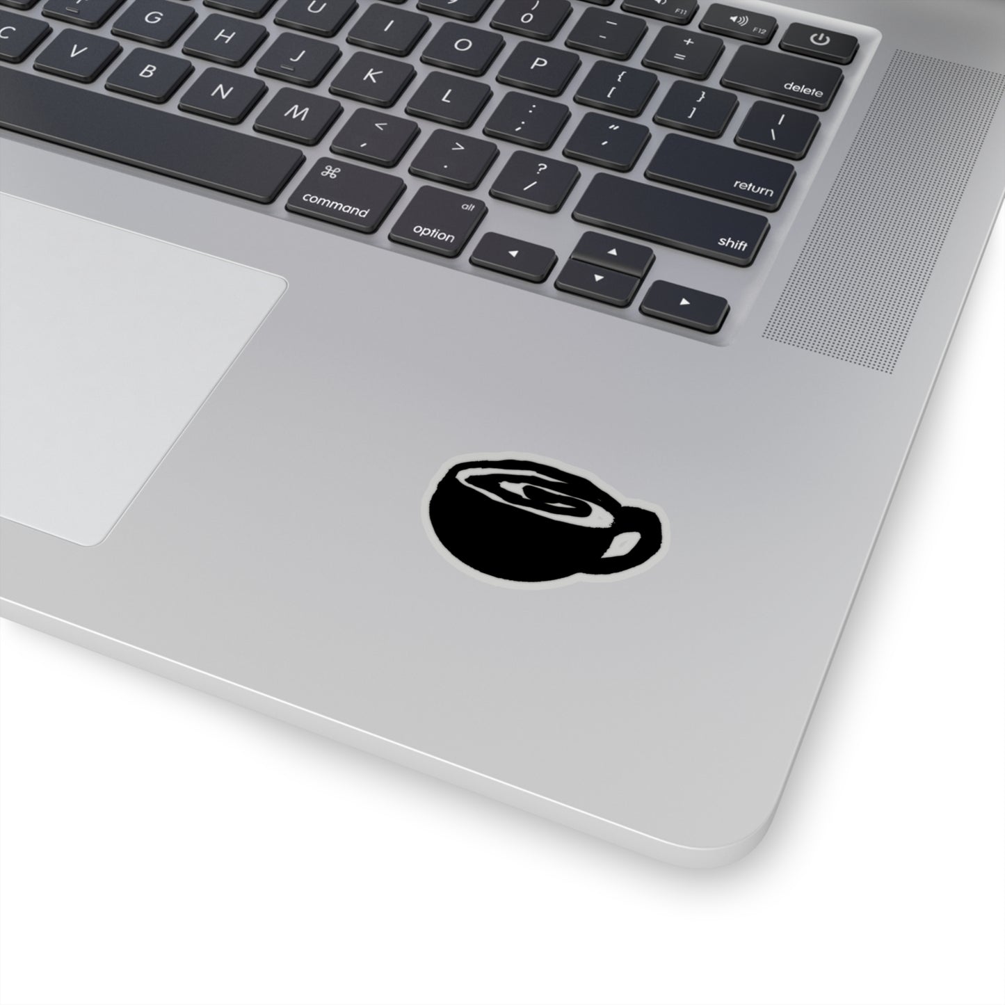 Coffee Swirl Kiss-Cut Stickers