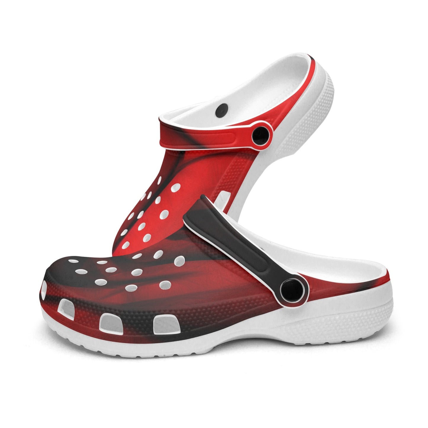 Reddest Rose 413. All Over Printed Clogs