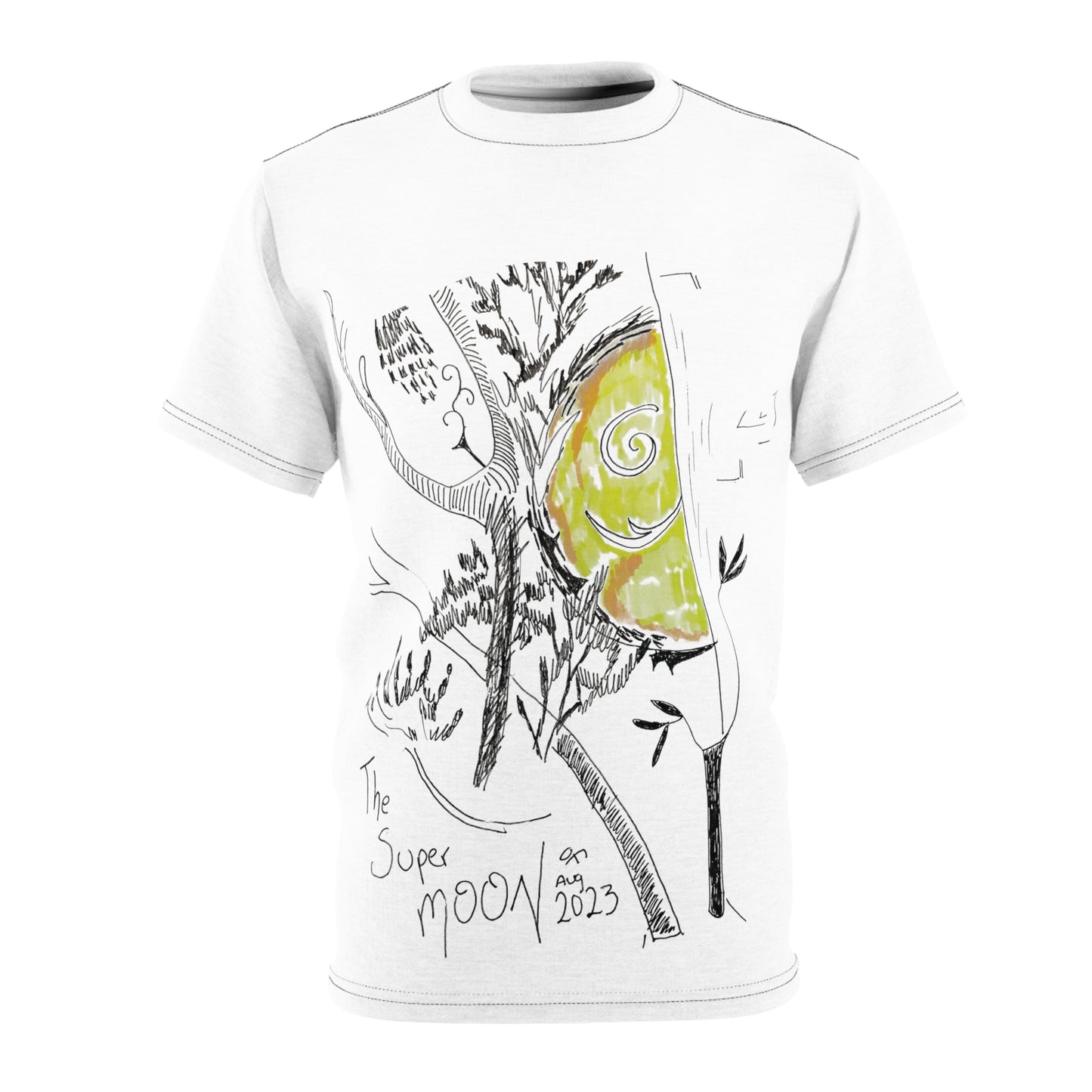 Sturgeon Moon Unisex Cut & Sew Tee (AOP)