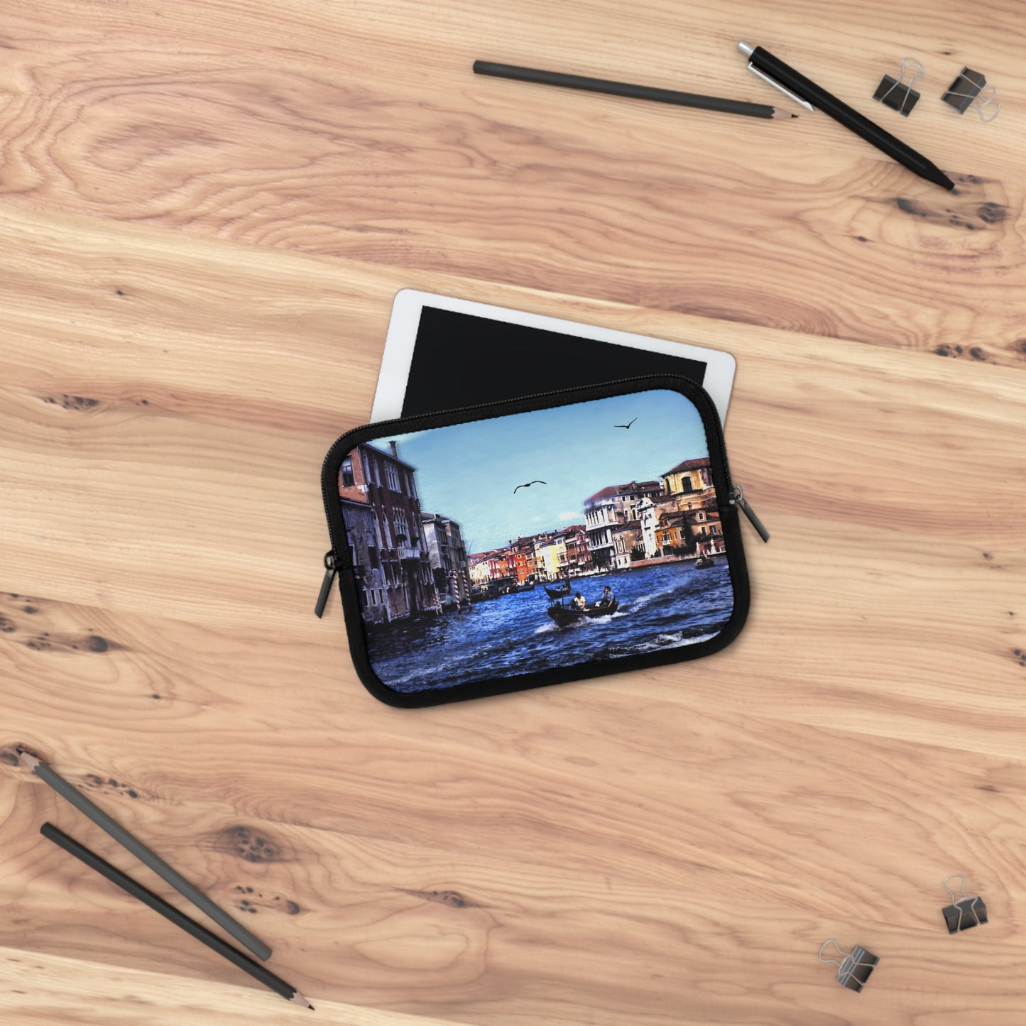 Vintage Venice Canal Laptop Sleeve