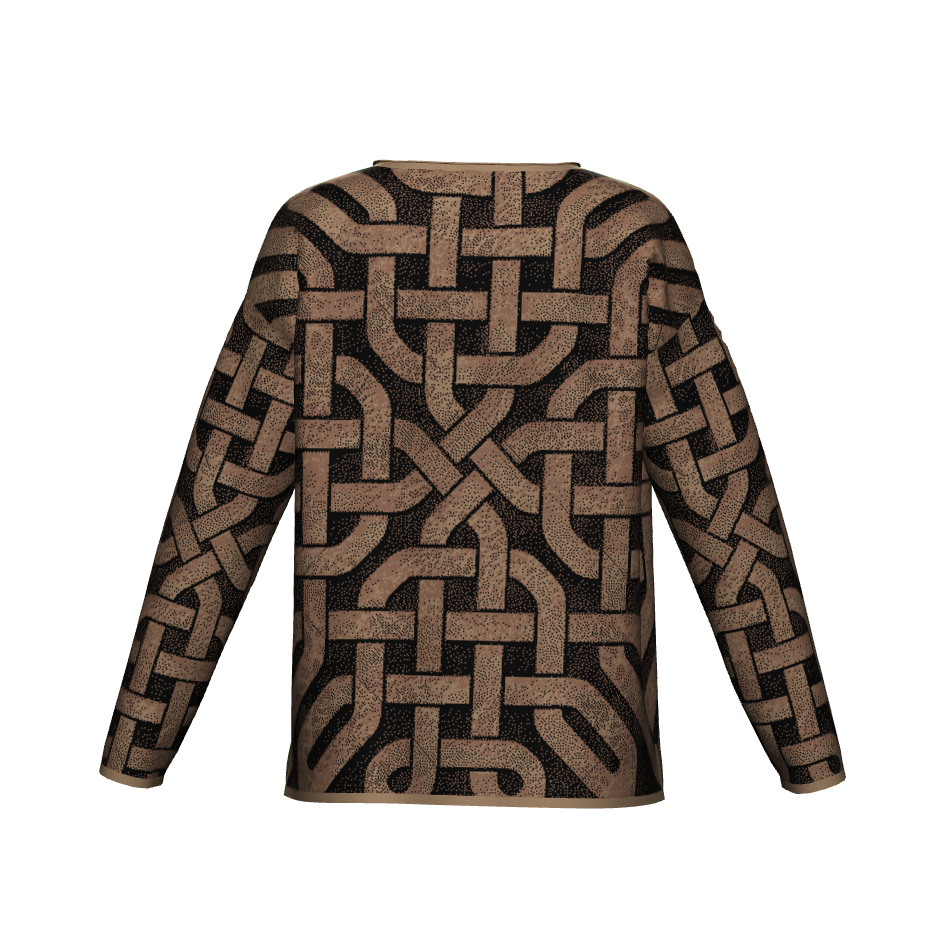 Light Earthy Celtic Knot Sweater