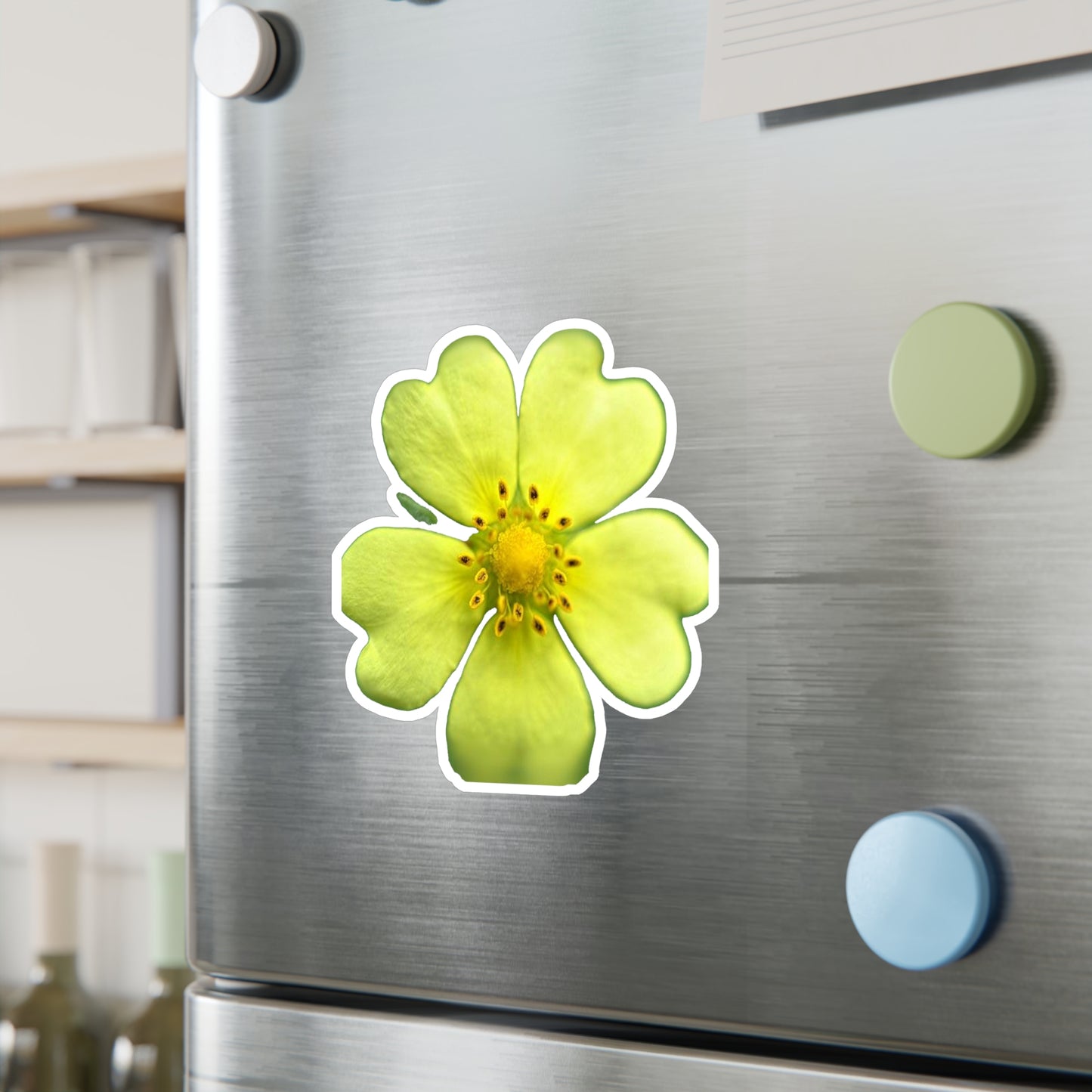 Yellow Wildflower Kiss-Cut Vinyl Decals