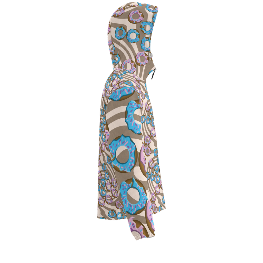 Donuts Unisex Lightweight Hooded Windbreaker- Water Resistant