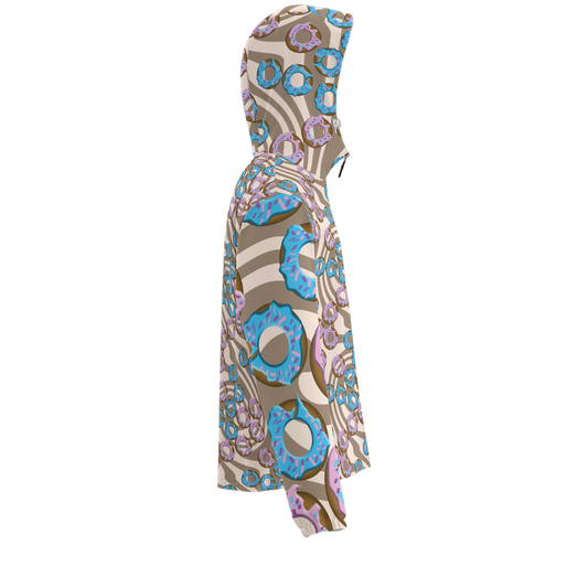 Donuts Unisex Lightweight Hooded Windbreaker- Water Resistant