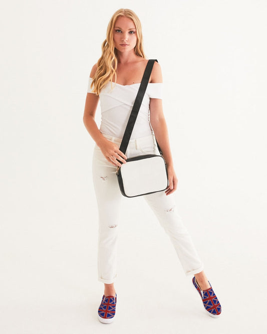 British Flag Pattern Women's Slip-On Canvas Shoe