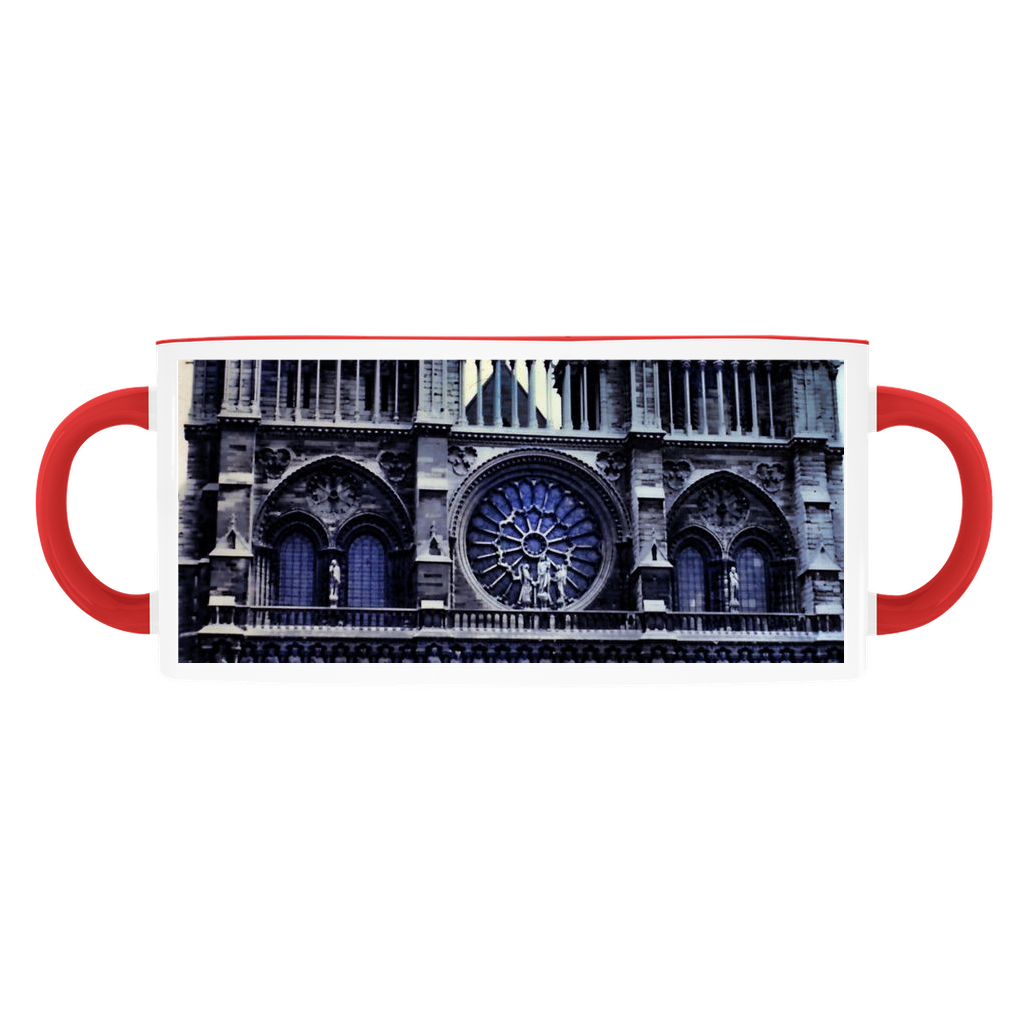 Cathedral Windows Dark Accent Mugs