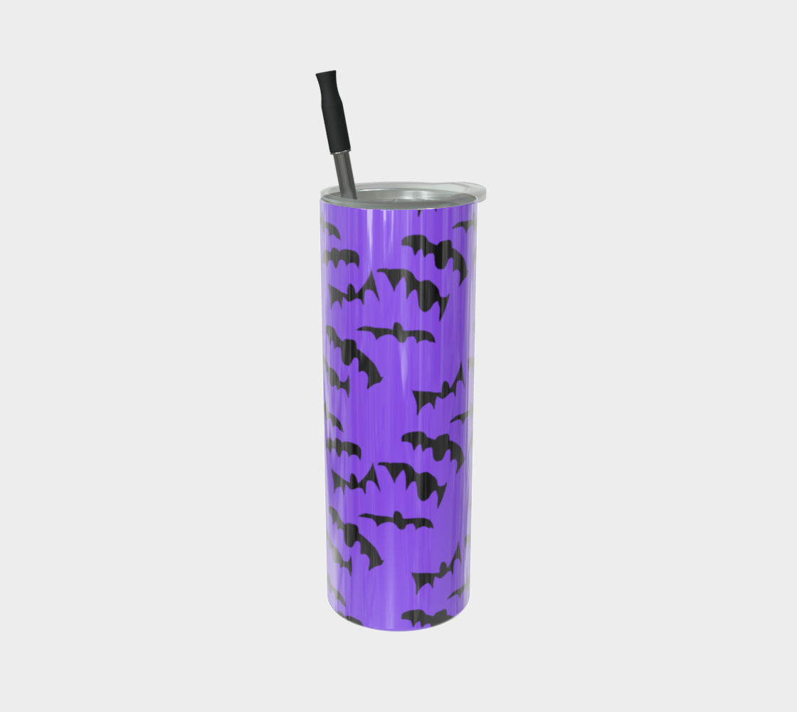 Bats Pattern Stainless Steel Tumbler