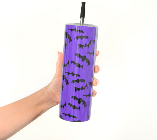Bats Pattern Stainless Steel Tumbler