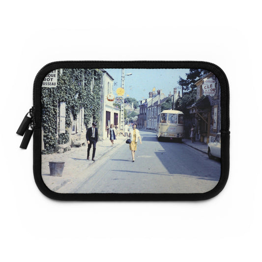 Vintage Paris Shopping Laptop Sleeve