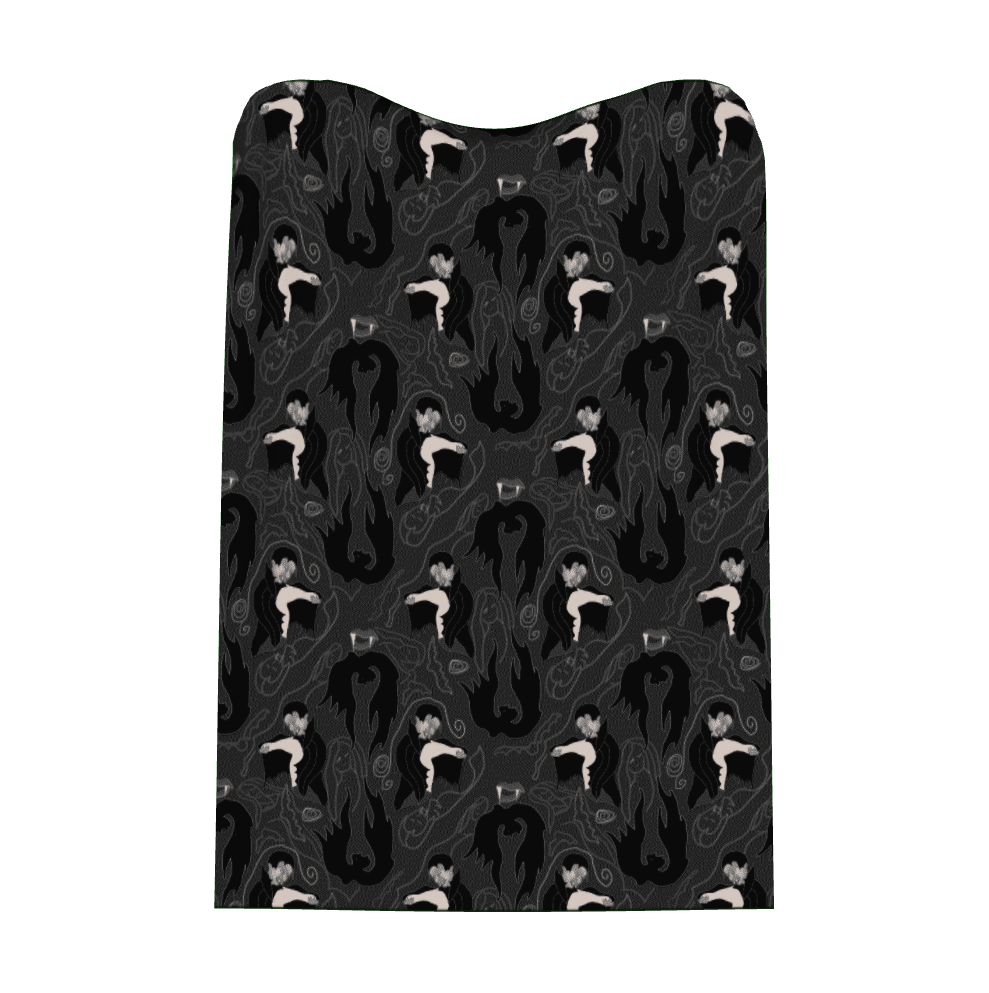 Vampire Pattern Knit Throw Blanket