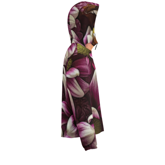 October Flowers 7 Unisex Lightweight Hooded Windbreaker- Water Resistant