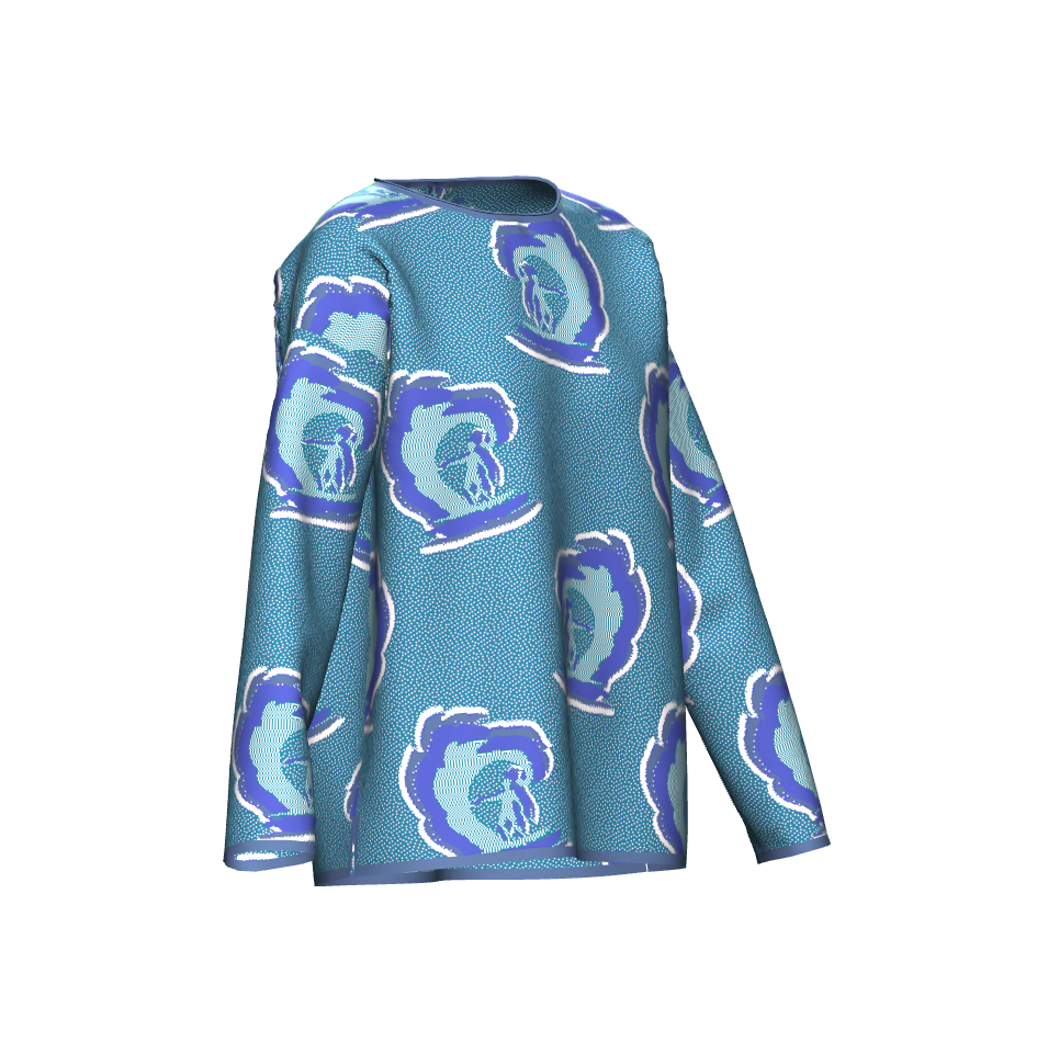 Surfer Pattern Sweater