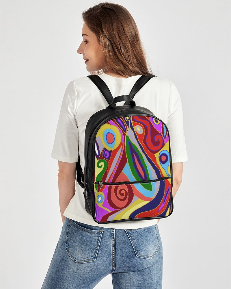 May Afternoon Classic Faux Leather Backpack