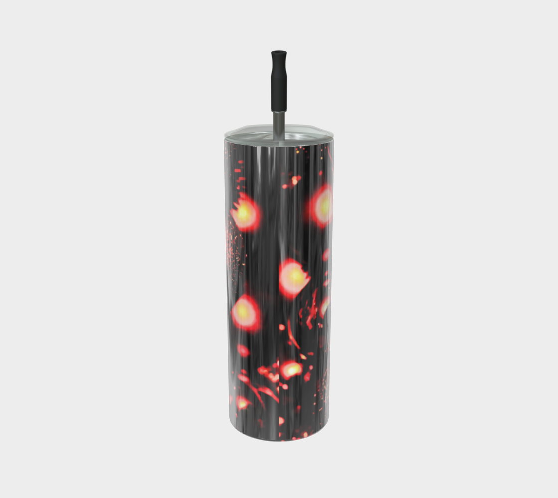 Christmas Red Stainless Steel Tumbler