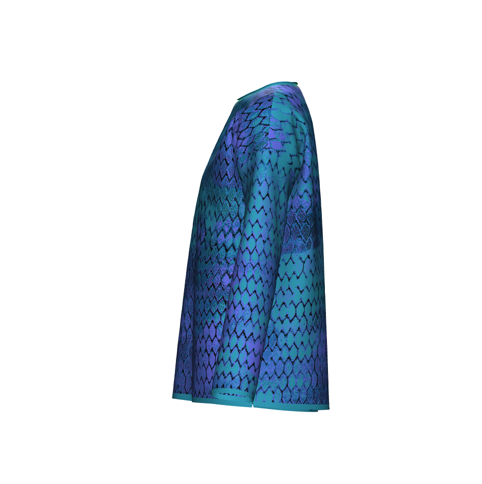 Blue Dragon Scales Sweater