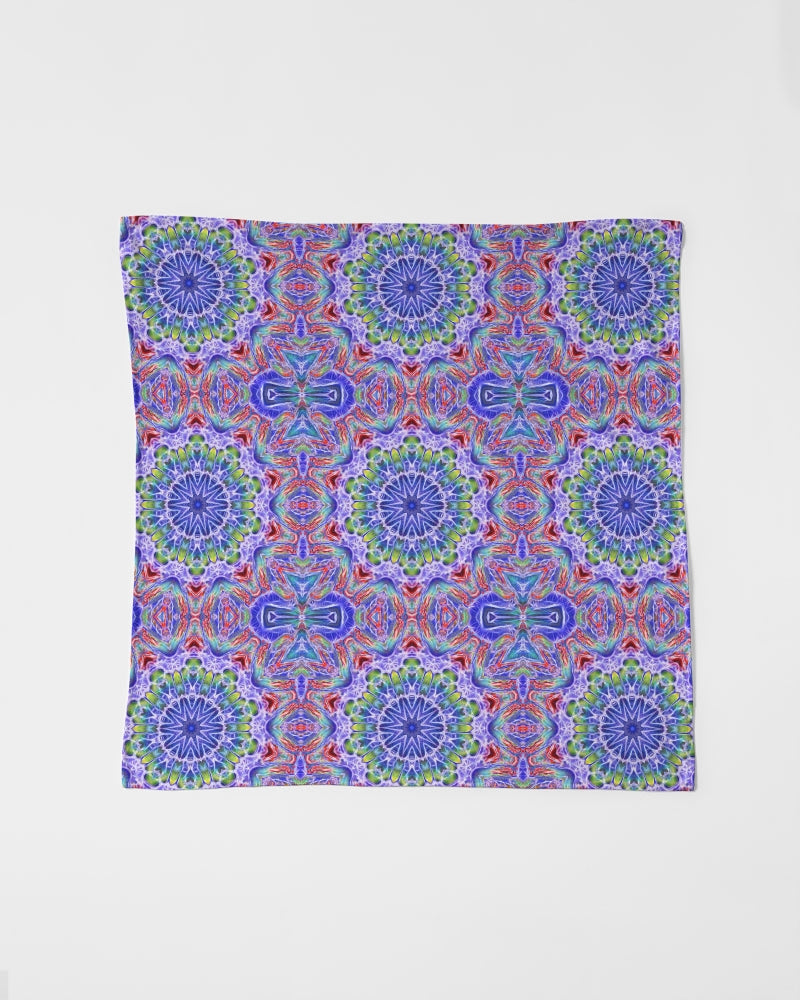 Blue Red Kaleidoscope Bandana Set
