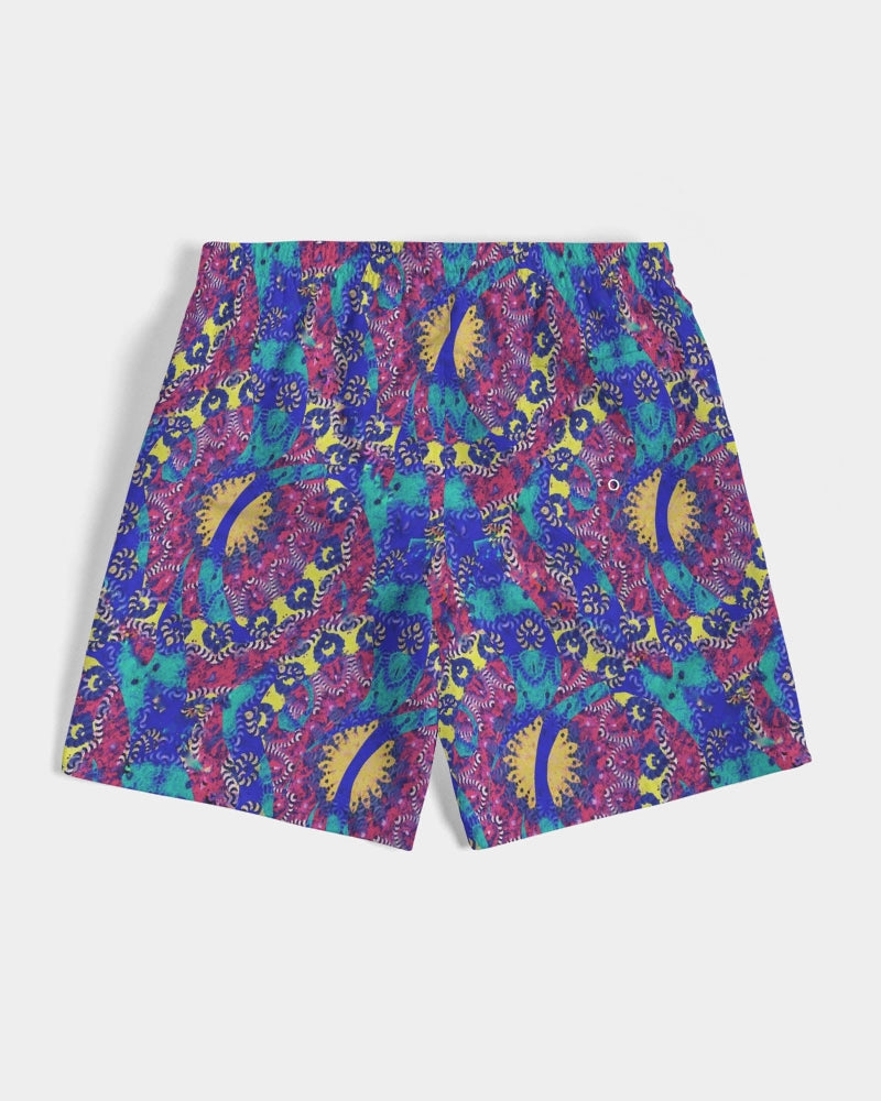 Caribbean Grafitti Men's All-Over Print Swim Trunk