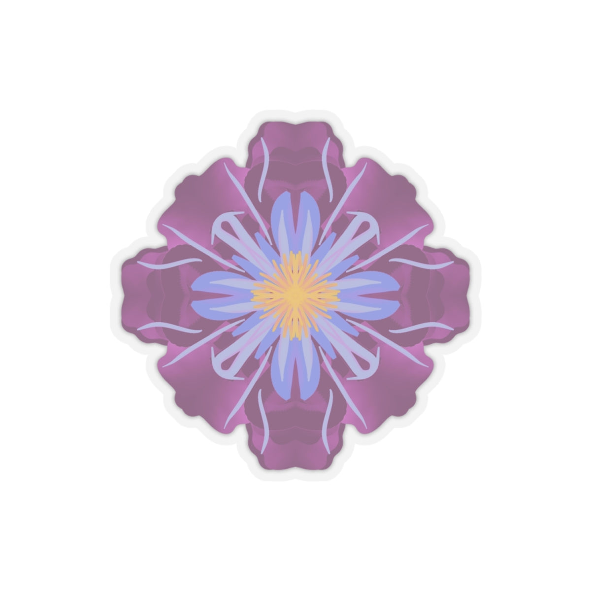 Fanciful Flowers 3 Kiss-Cut Stickers