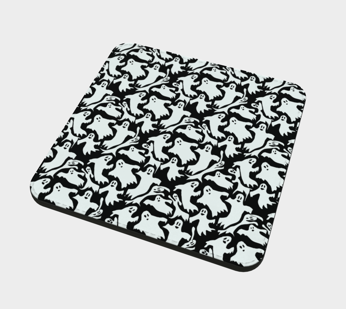 Ghosties Pattern Coaster