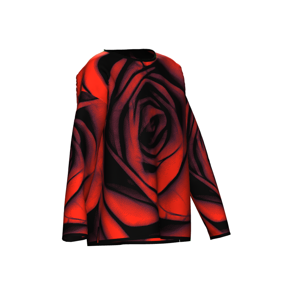 Reddest Rose Sweater