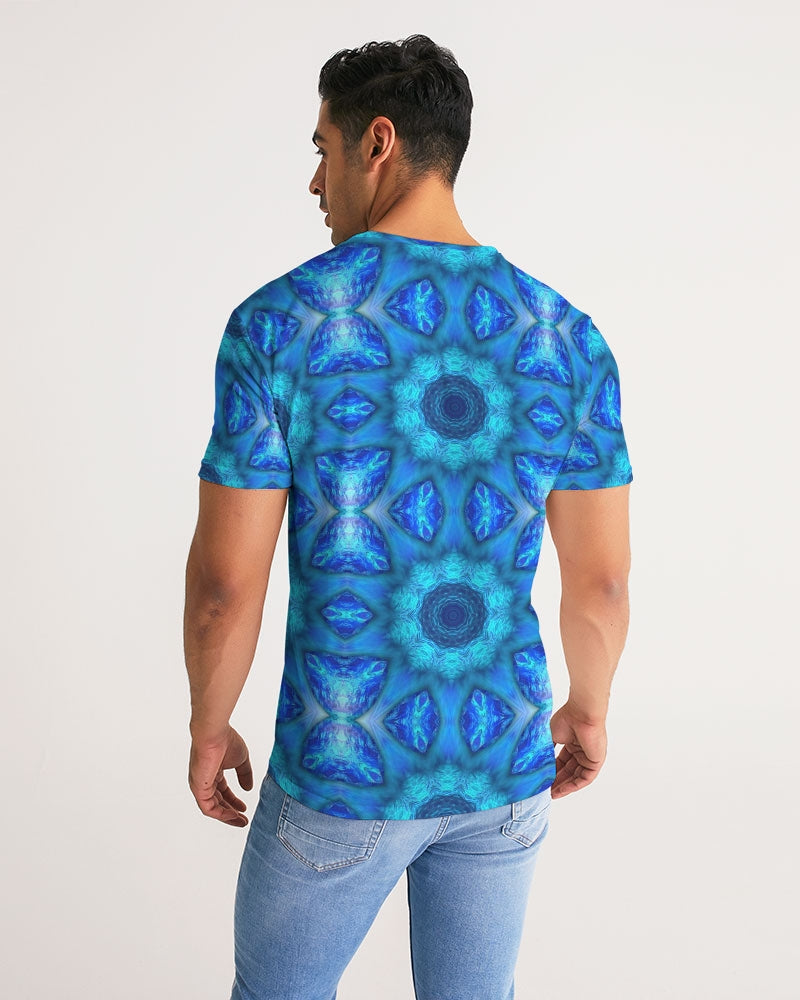 Blue Ocean Kaleidoscope Men's All-Over Print Tee