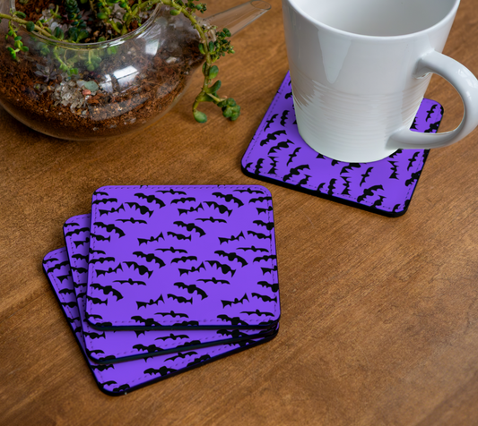 Bats Pattern Coaster