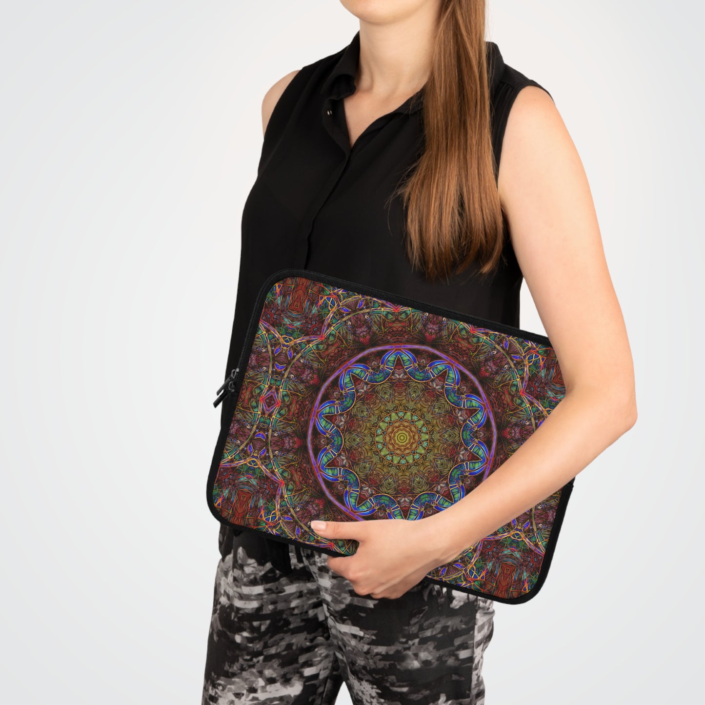 Blue Pink Windy Abstract Laptop Sleeve