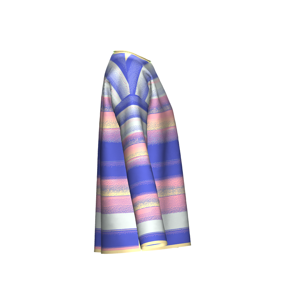 Cotton Candy Stripes Sweater