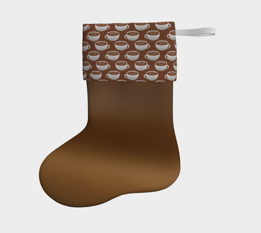 Coffee Gradient Christmas Stocking