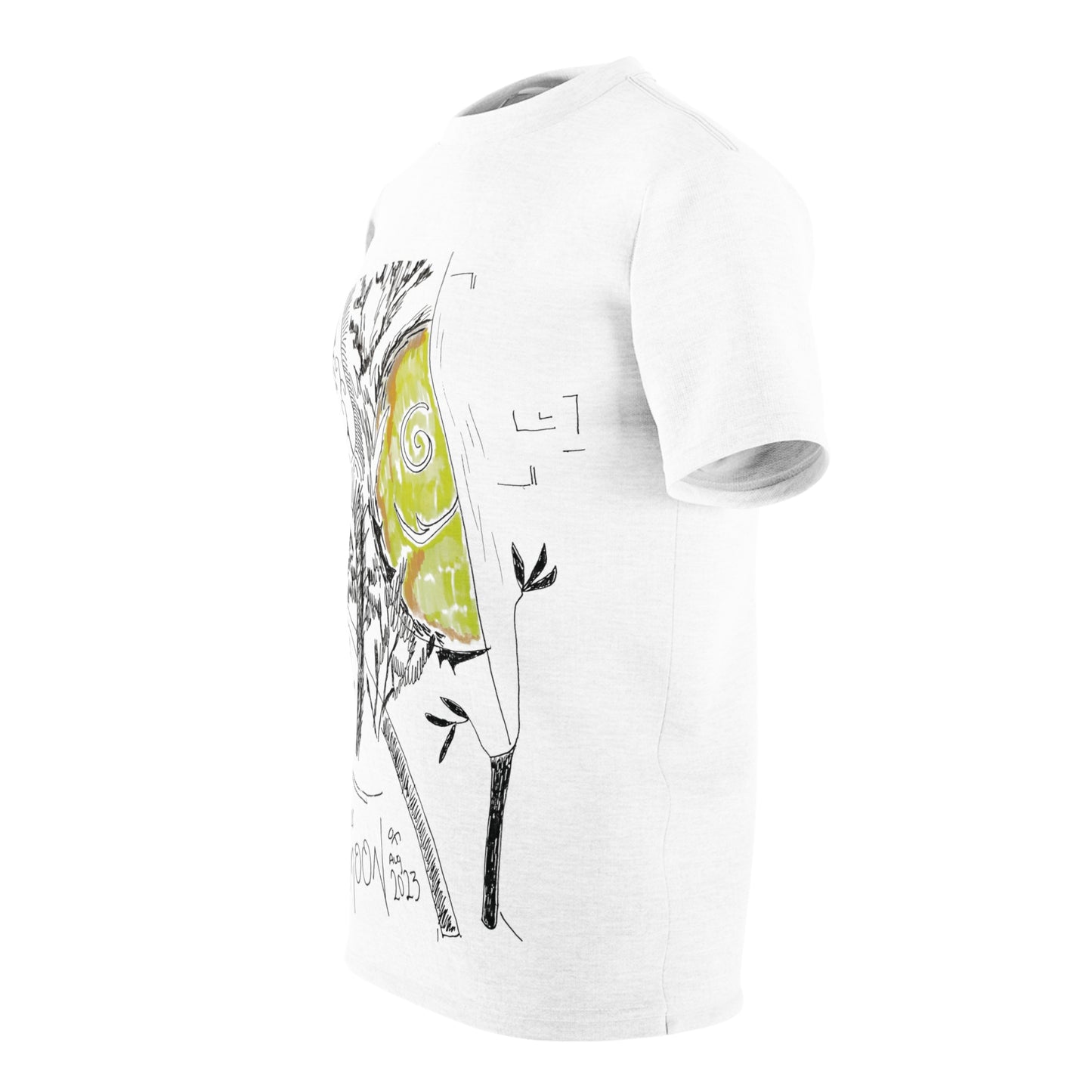 Sturgeon Moon Unisex Cut & Sew Tee (AOP)