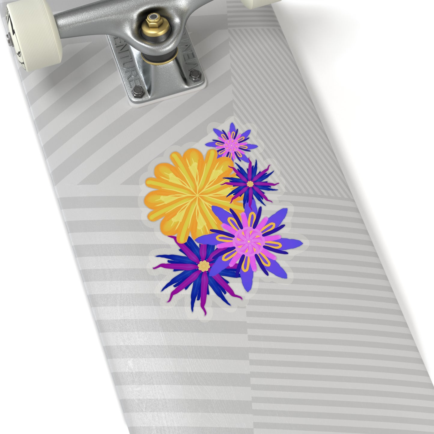 Fanciful Flowers Kiss-Cut Stickers