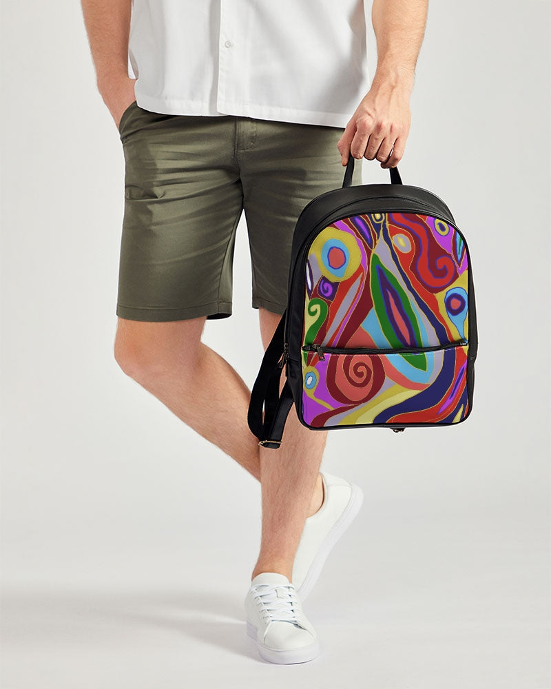 May Afternoon Classic Faux Leather Backpack