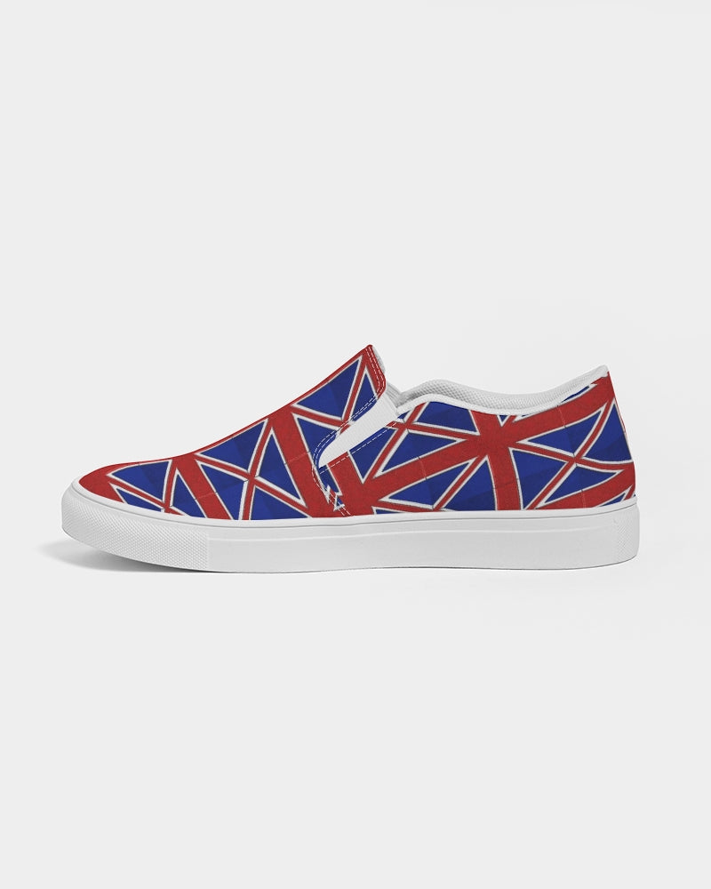 British Flag Pattern Women's Slip-On Canvas Shoe