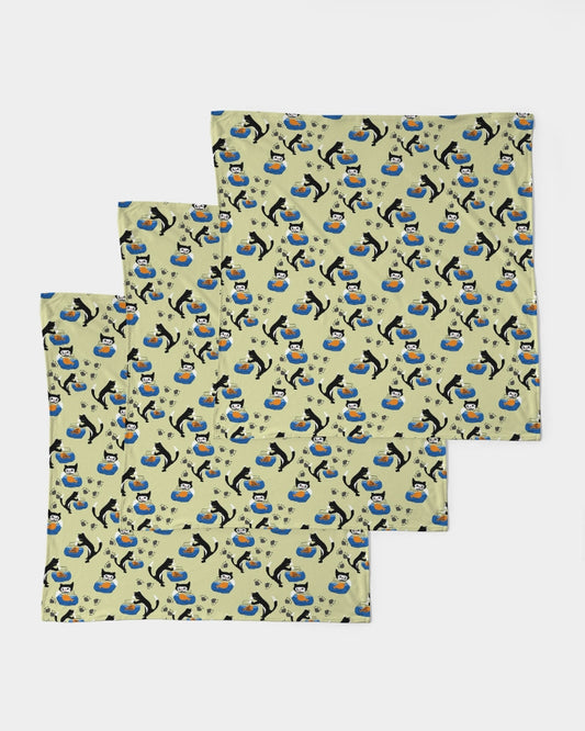 Cat and a Fishbowl Bandana Set