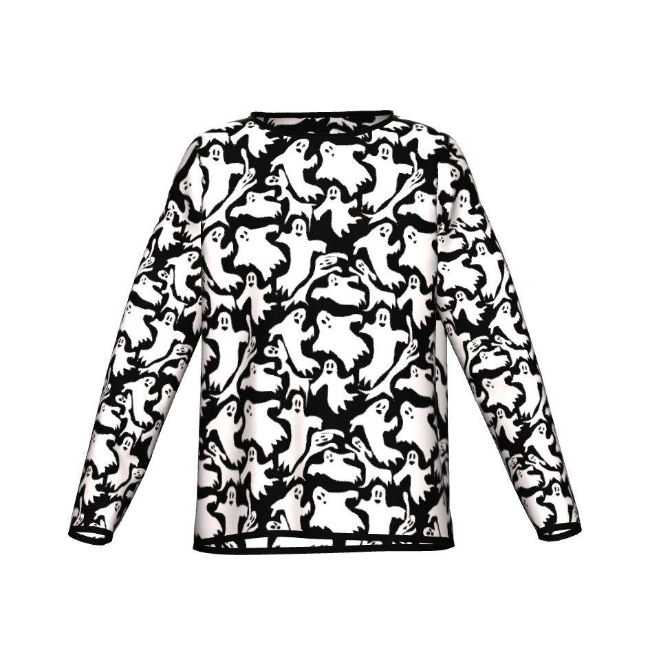 Ghosts Pattern Sweater