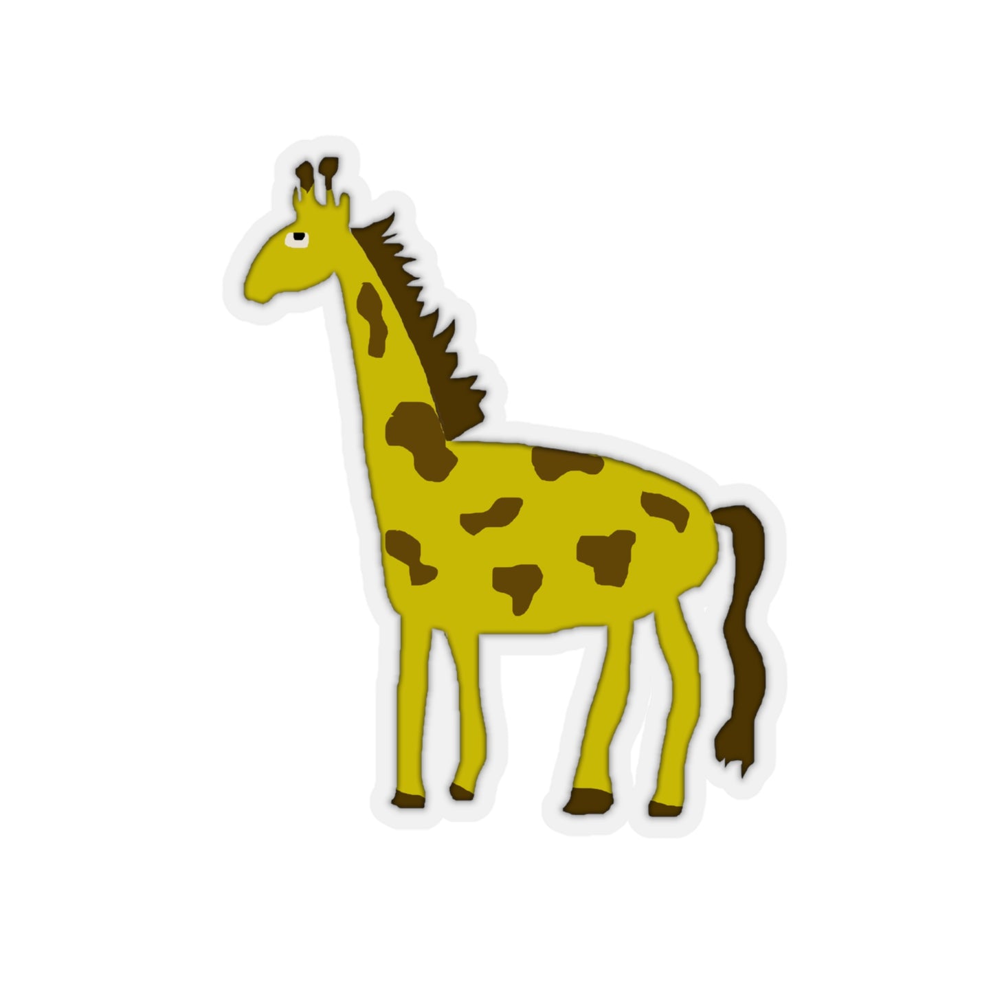 Cute Giraffe Kiss-Cut Stickers