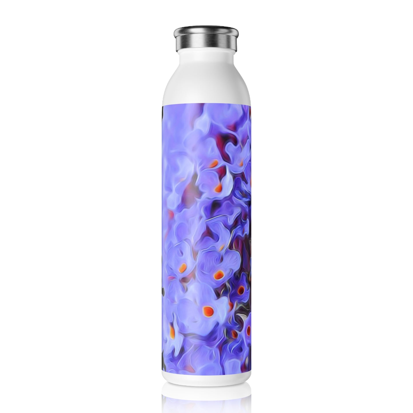Butterfly Flower Slim Water Bottle | Reusable Hydration, Eco-Friendly Gifts, Summer Accessories, Fitness Gear, Travel Essentials