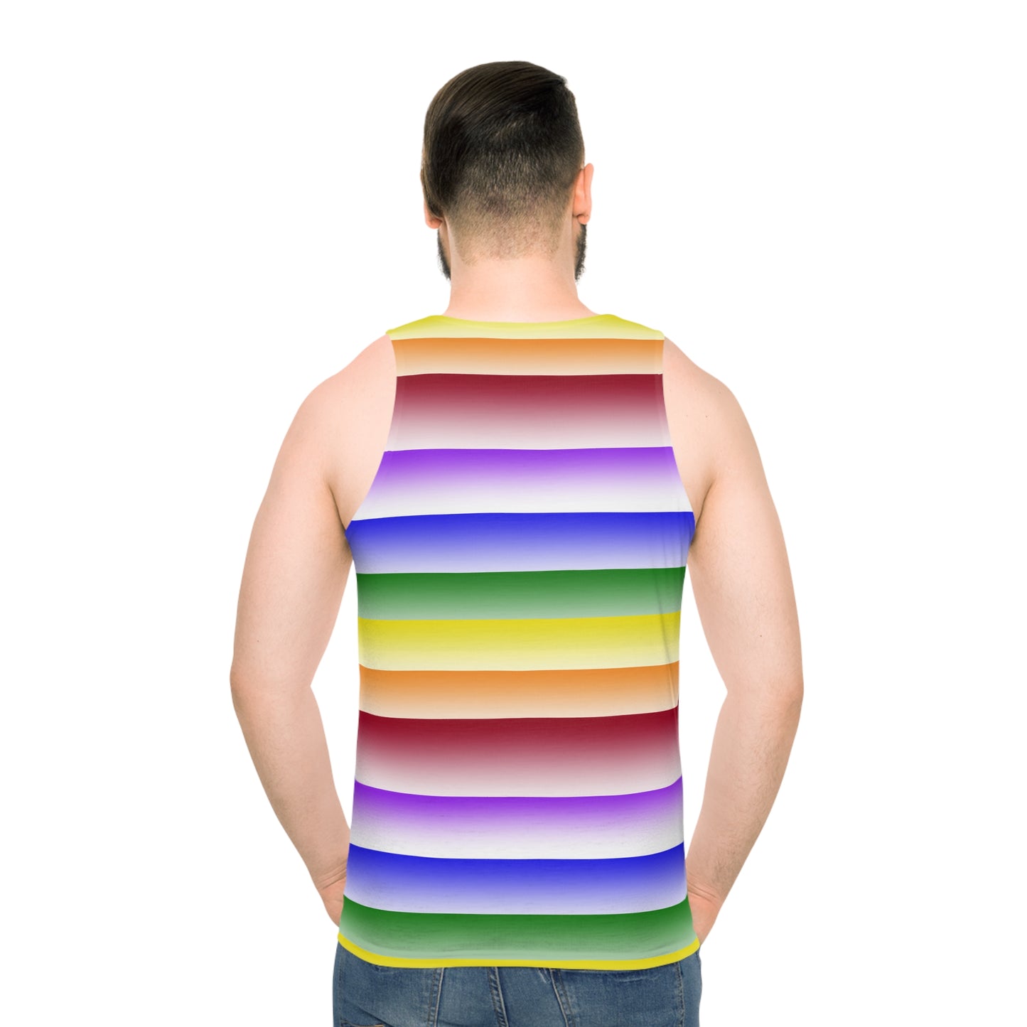 Pride Rainbow Unisex Tank Top (AOP)